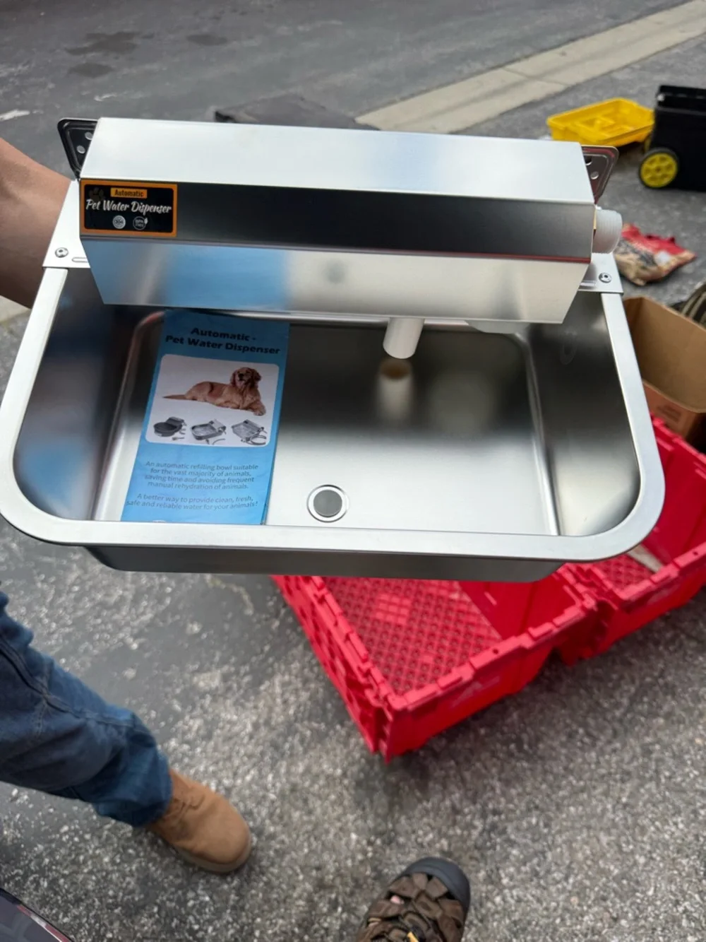 Automatic Pet Water Dispenser - Stainless Steel